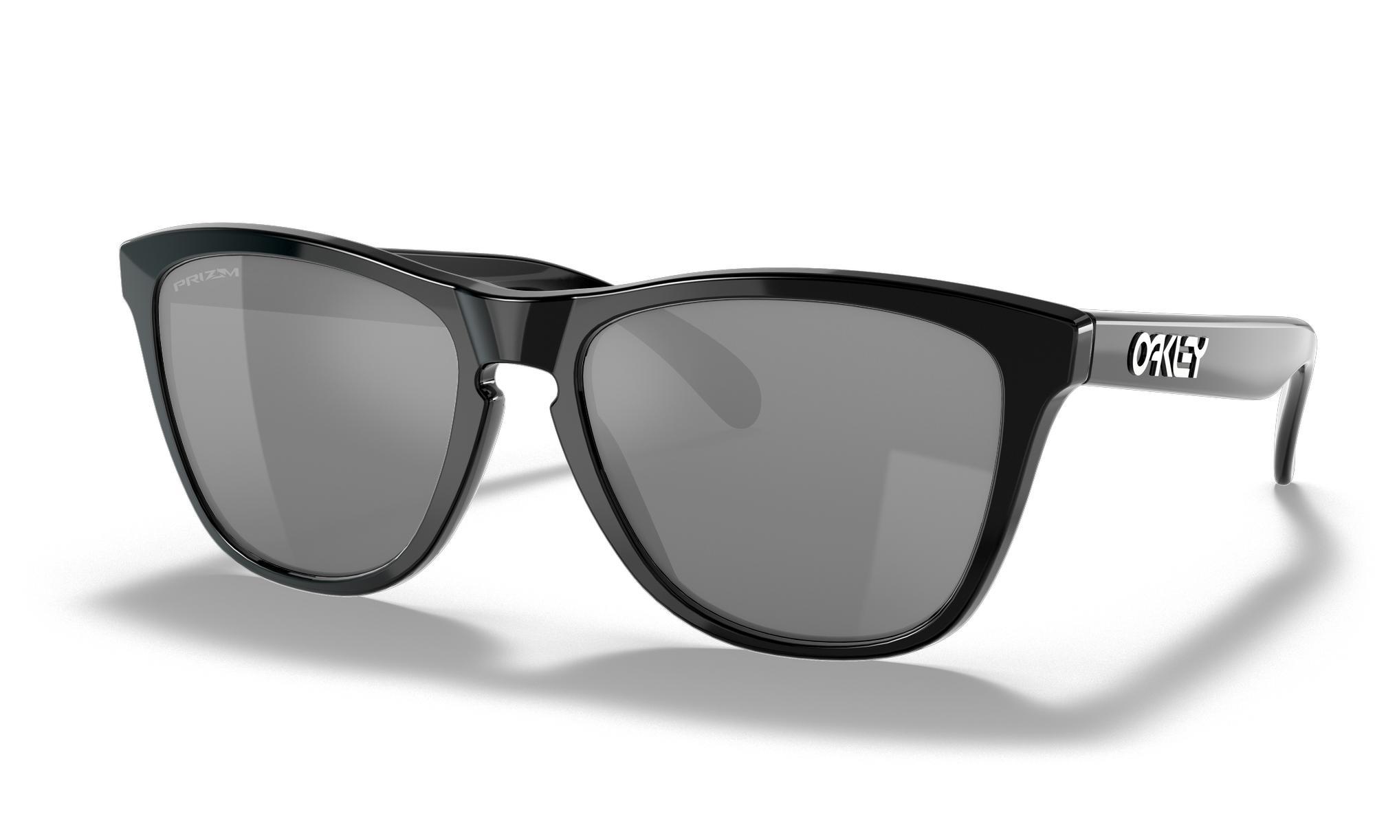 Frogskins™ Grey Lenses, Polished Black Frame Sunglasses | Oakley® US